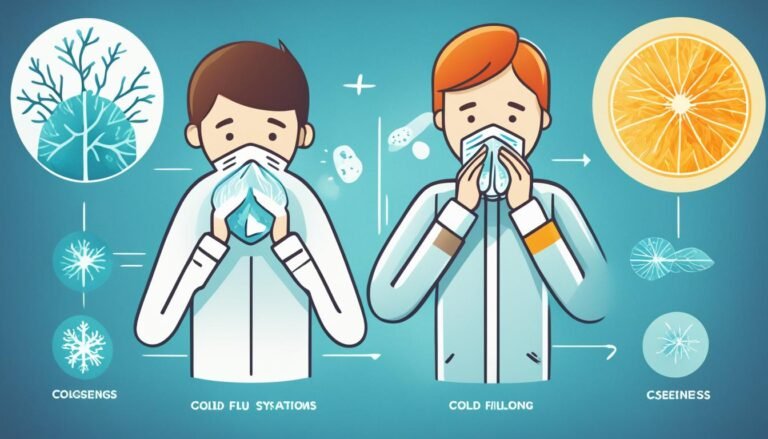 What is the difference between a cold and the flu?